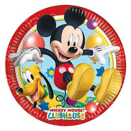 Cf.8 Piatti Carta 23Cm Mickey 81508 X1