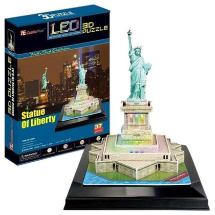 Puzzle 3D Statua Della Liberta Led L505H X1