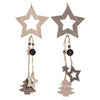 Star+Tree+Small Star+34Cm Legno Nab-340 X1