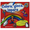 Colora Gioca Impara Con Stickers Glitt. X1