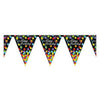 Bandierine 3Mt Happy Birthd.Coriandoli 4421 X1