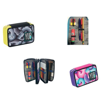 Astuccio 3 Zip Murales Girl Seven 2 Colori X1