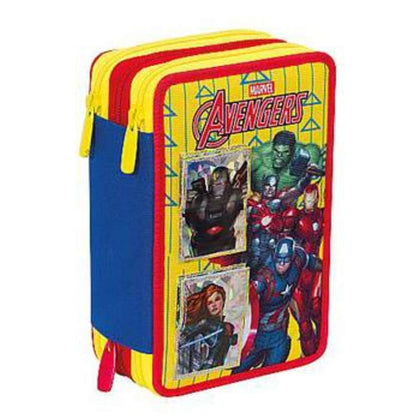 Astuccio 3 Zip Avengers Seven Junior X1