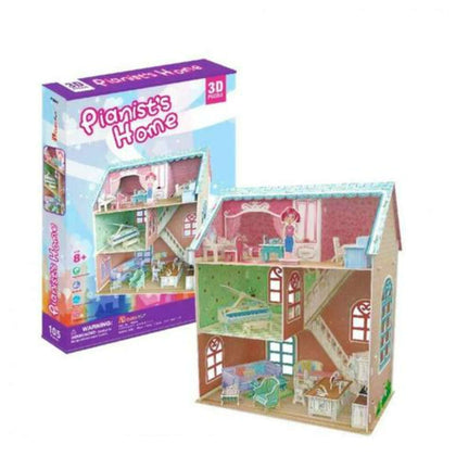 Puzzle 3D Case Delle Bambole P684H X1