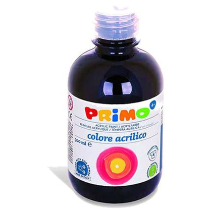 Colore Acrilico 300Ml. Nero 800 Primo X1