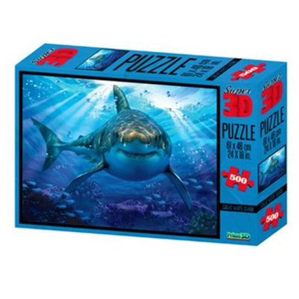 Puzzle 3D 500Pz Great White Shark 10048 X1