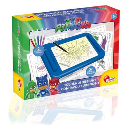 Pj Masks Scuola Disegno + Tavolo Luce 63017 (Cv) X1