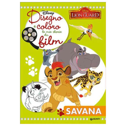 Savana Lion Guard - Libro Disegno E Coloro