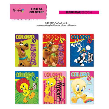 Libri Da Colorare Looney Tunes 16 Pg Wlcc X1