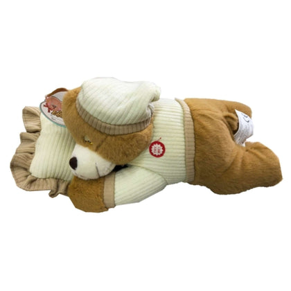 Pelouche Orso Sdraiato Su Cuscino X1