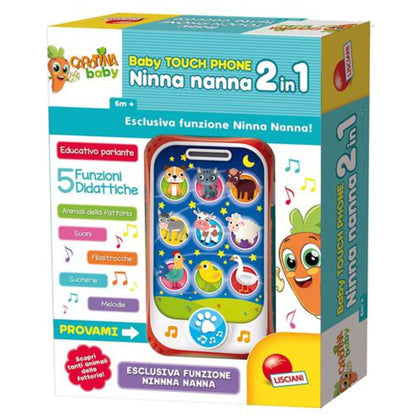 Carotina Baby Touch Phone Ninna Nanna 2 In 1 65479 X1