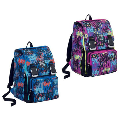 Zaino Yub Graffiti Sd Big Unisex Seven 2 Colori X1