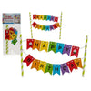 Stecchini In Plastica Happy Birthday 20Cm 500174 X1