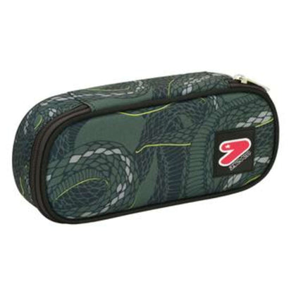 Astuccio Pencil Bag Round Plus Python Military Green X1