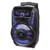Altoparlante Trolley Amplif 30W Blu+Mic