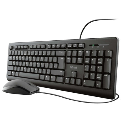 Set Tastiera E Mouse Usb Trust Tkm-250
