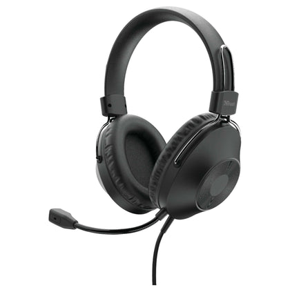 Ozo Over-Ear USB Headset Cuffie a Padiglione per Pc Nero