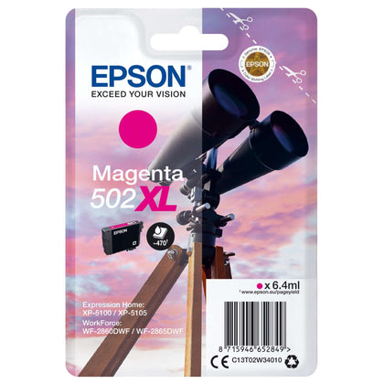 Cartuccia Epson 502Xl Magenta