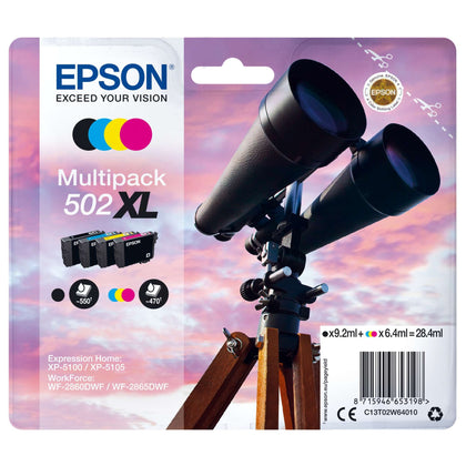 Cartuccia Epson 502Xl Multipack B-C-M-Y