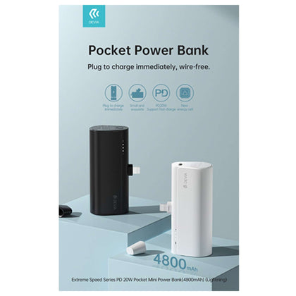 Power Bank Mini Devia 5.000Mah Lightning