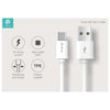 Cavo Serie S. Type-C Usb 2 Metri White