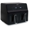 FR-9040 Friggitrice ad Aria Doppio Cestello con Oblo' 8 Litri 2700W Nero