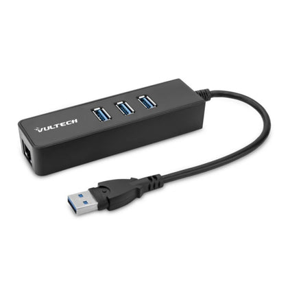 Hub Vultech 3 Porte Usb 3.0 Hub/Rj45