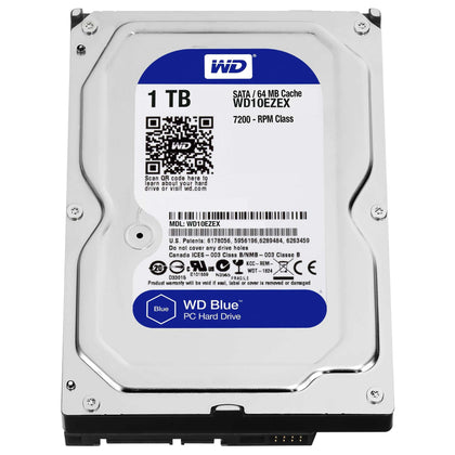 Hd 1Tb Int. 3.5 Wd Sata Blue 64Mb 7200R