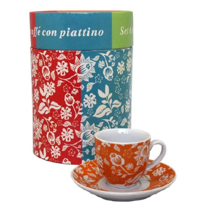 Set 6 Tazze Caffe Con Piattino 62022 Master