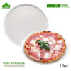 Confezione 10 Piatti Pizza 33 In Cellulosa Bio