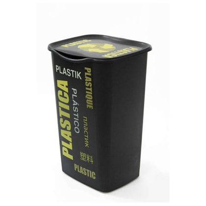 Pattumiera Recycling Plastica - 37,5×36×53,5 Cm