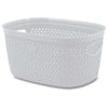 Intreccio Cesta Xs Bianca - 23,5×18×12 Cm