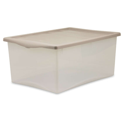 Spring Box Contenitore Organizer - Taglia L - Tortora - 55X39X25 Cm