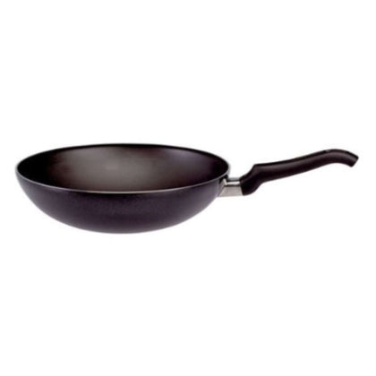 Pentola Wok Cucinotta Firenze con un manico Cm 24 nero