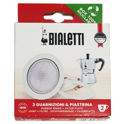 0800032 Guarnizione e Filtro in Acciaio Inox 2 Tazze