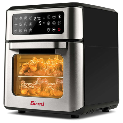 FG97 Forno Air Fryer 1700 Watt 12 Litri 12 Programmi Nero/Acciaio