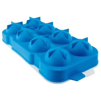 Stampo Silicone 8 Sfere Ghiaccio - 5,5×11,7×31,7 Cm