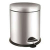 Mini Pattumiera Pedale Lt.5 Inox 913050 - 22,3X22,3X26,5 Cm