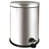 Pattumiera Pedale Lt.12 Colore Inox - 25×25×39,5 Cm