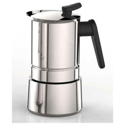 Caffettiera Steel Moka Inox 4Tz