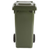 Pattumiera Bidone Max 120 Con Ruote Verde - 48X49X89 Cm