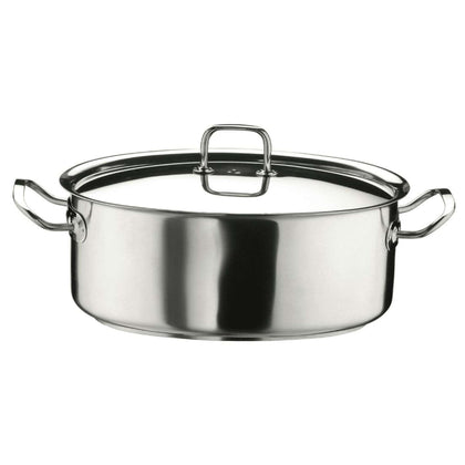 Professionale Casseruola Ovale 30 Con Coperchio