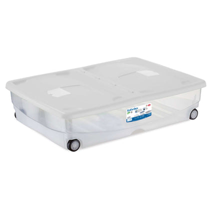 Box Supermario Con Ruote 80X60X18 Cm Bianco