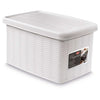 Box Scatola Multiuso Elegance S Bianco - 29X19X16H Cm