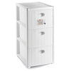 Cassettiera Elegance Slim 3 Bianca - 30X40X60H Cm