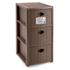 Cassettiera Elegance Slim 3 Tortora - 30X40X60H Cm