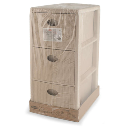 Cassettiera Elegance Slim 3 Cashmere - 30X40X60H Cm