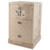 Cassettiera Elegance 3 - 40X40X60H Cm Cashmere