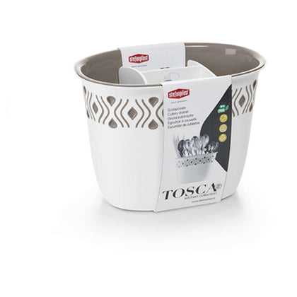 Scolaposate Tosca 19,5x13,5cm in Resina Tortora