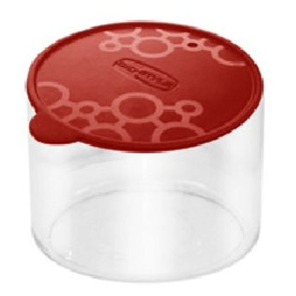 Barattolo Tondo S Contengo - Ø11,8x9 cm - 700 ml - Rosso